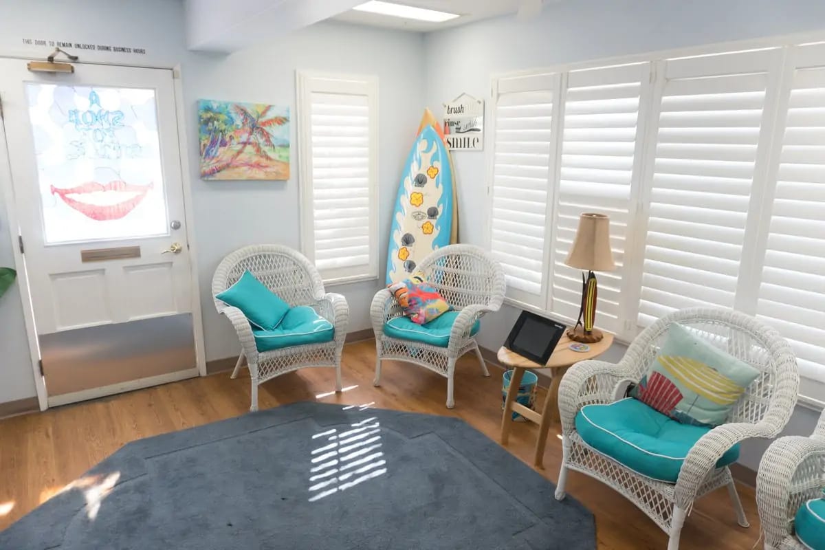 Inside the A Shop for Smiles dental office