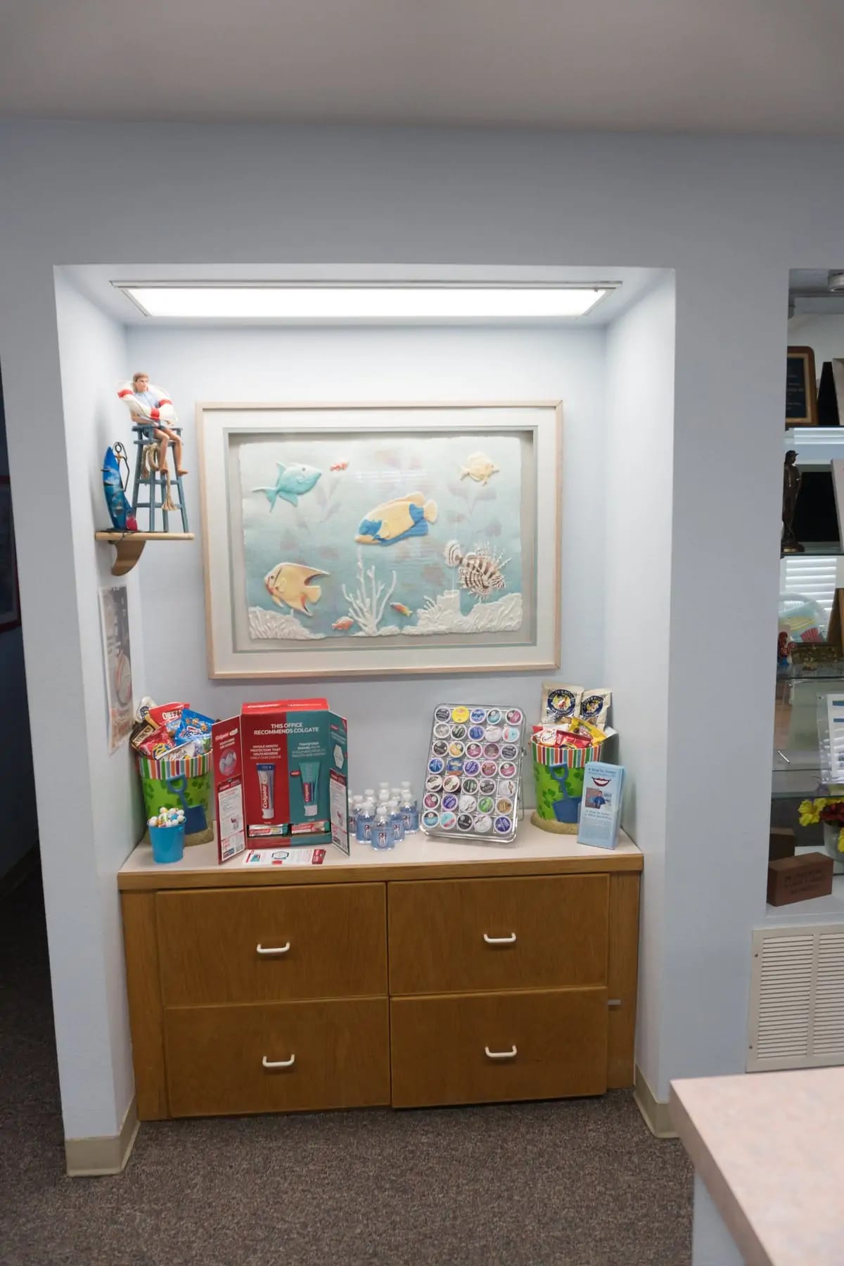 Inside the A Shop for Smiles dental office