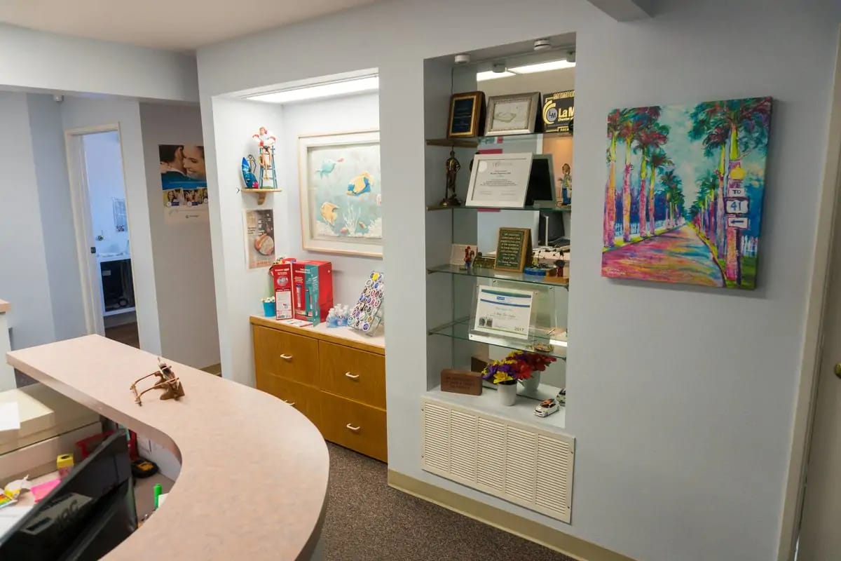 Inside the A Shop for Smiles dental office